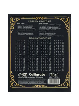Набор тетрадей из 5 штук, 48 листов в клетку Calligrata «Таро коты», блок офсет, 5 видов