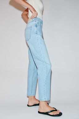 JEANS Z1975 MOM FIT TIRO ALTO / Azul claro - Zara фото 5