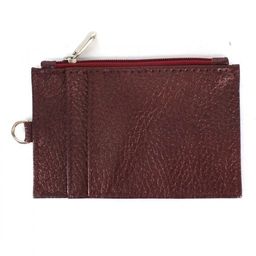 Визитница-кардхолдер Croco-В-216 н/к, 1отд, 3карм, бордо металлик (232) 238652