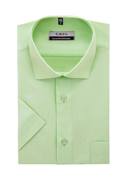 Сорочка мужская короткий рукав GREG 410/109/SAL/Z  фото 2