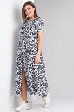 Белорусское платье-рубашка из хлопка летнее - Almond фото 14