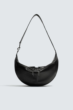 BOLSO HOMBRO PESPUNTES / Negro - Zara фото 3