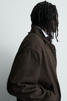 CROPPED FIT JACKET WITH FIREMAN CLASP - Zara фото 14