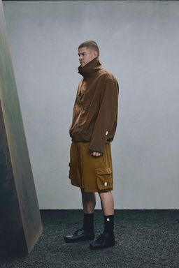 RELAXED FIT CARGO BERMUDA SHORTS X SR_A - Zara фото 5
