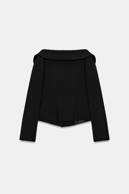 BLAZER ENTALLADA ZW COLLECTION / Negro - Zara фото 6