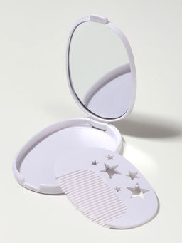 Зеркало складное «Лимон», с расчёской, 6.5×9.5 см