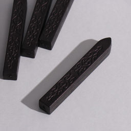 Цена за 5 шт. Сургуч для печати стержень «Тёмное бордо», перламутр, 1.1×1.1×9 см