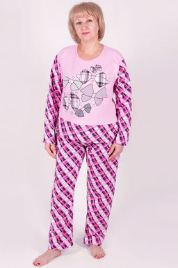 Арт. 4471 Пижама с брюками 54-60 (4 шт) Цвет:ассорти