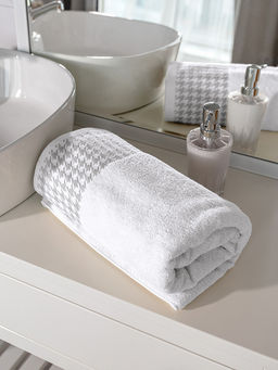 Полотенце для лица 50x90 белый махровая ткань