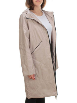 22098 BEIGE Куртка демисезонная двухсторонняя женская (80 гр. синтепон) - Фабричный китай фото 8