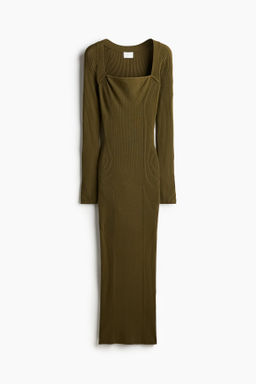 Vestido en punto mixto - H&m фото 7