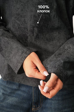 Женский лонгслив оверсайз Happyfox  фото 4