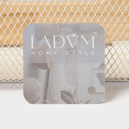 Корзинка универсальная LaDо́m «Половинки», прямоугольная, с ручкой, 32.5×24.5×11.5 см, белая