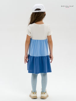 Платье Тия тофу-голубой-синий - Sovalina фото 8