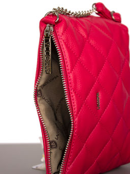 LACCOMA сумка Амелия-24-L815-маджента эко кожа хлопок  фото 4