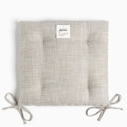 Сидушка Доляна Душевная кухня 42х42 см, 50% хлопок, 50% п/э, рогожка 158 г/м2  фото 4