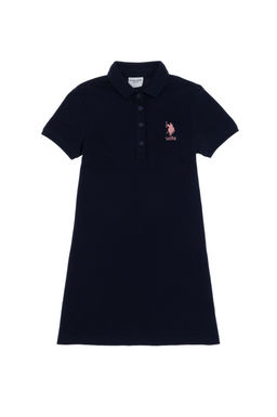 K_z _ocuk Lacivert _rme Elbise Sepette S_rpriz _ndirim