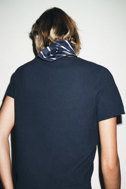 PLAIN KNIT SHORT SLEEVE TOP - Zara фото 5
