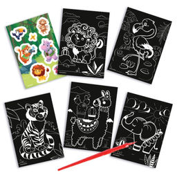 Блокнот-гравюра Удивительные животные, 10 листов, штихель - Школа талантов фото 8