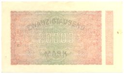 20000 марок 1923 года Германия