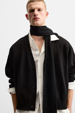 TEXTURED COTTON CARDIGAN - Zara фото 5