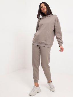 Брюки женские трикотажные KATHARINA KROSS KK-TRK-003K-серо-бежевый фото 6