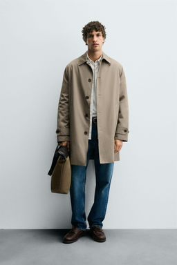 TRENCH COAT WITH DETACHABLE LINING