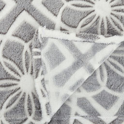 Плед/покрывало 180х200см "Царевна", велсофт "Bamboo" набивной, полиэстер 100%, плотность 260г/м2, упаковка: 18х33см пояс бумажный, "Домашняя мода" (Россия)