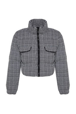 TRENDYOLMILLA Siyah Tuvit Crop Sisme Mont TWOAW24MO00028  фото 6