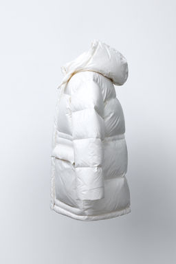 WATER-REPELLENT FEATHER DOWN PUFFER JACKET - Zara фото 3