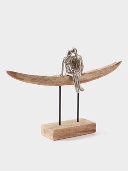 Сувенир Романтика, 46?8?30 см, алюминий, манговое дерево