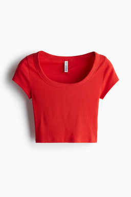 Camiseta cropped de canale - H&m фото 6