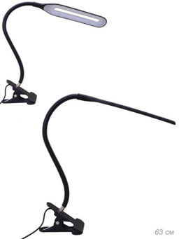 Светильник настольный на прищепке Модерн черный / 310B /уп 40/