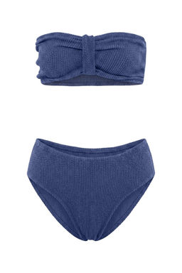 Saks Premium Straplez Dokulu Normal Bel Regular Bikini Tak?m? TBESS26BT00096