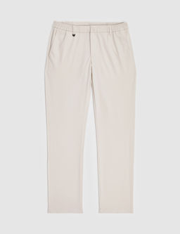 Bej Slim Fit Klasik Jogger Pantolon