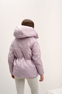 Куртка женская зимняя "Лео" пудра