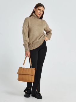 JETTY Джемпер вязаный свитер с горлом  фото 3