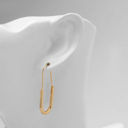 Серьги металл Богема булавки, цвет золото - Qf фото 3