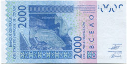 Банкнота 2000 франков 2003 (2024) года Западная Африка (D-Мали)