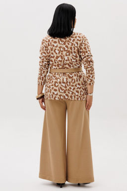 Костюм Anastasia 1292 бежевый (анималистический принт) фото 2