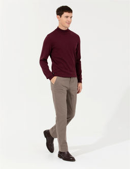 A__k Kahverengi Regular Fit Kanvas Pantolon - Pierre cardin фото 3