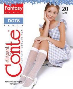 Гольфы дет. DOTS 22С-4СП р,22 (40/5) КСЗ - bianco Гольфы дет. DOTS 22С-4СП р,22 (40/5) КСЗ - bianco