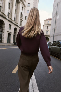 POLO NECK SWEATER WITH POCKET - Zara фото 3