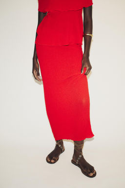 TEXTURED LONG SKIRT - Zara фото 2