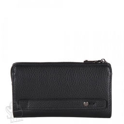 Клатч мужской кожаный 118-2H black Heanbag