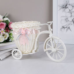 Корзина декоративная Велосипед / BU036-2 /уп 96/ - Галеонтрейд фото 3