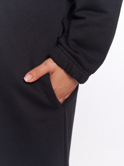 Платье толстовка с капюшоном PP83261BLK01 - Артесса фото 6