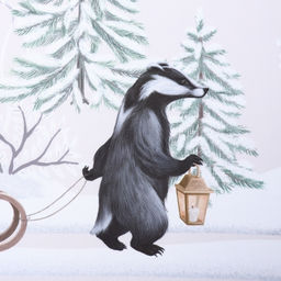 Комплект штор для кухни с подхватами «Этель. Новогоднее чудо», 2 шт., белые, 145×180±5 см