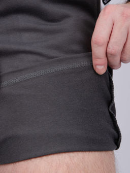 Шорты "Джордан" серый, футер с лайкрой