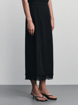 Юбка миди на запах / Zarina  фото 4